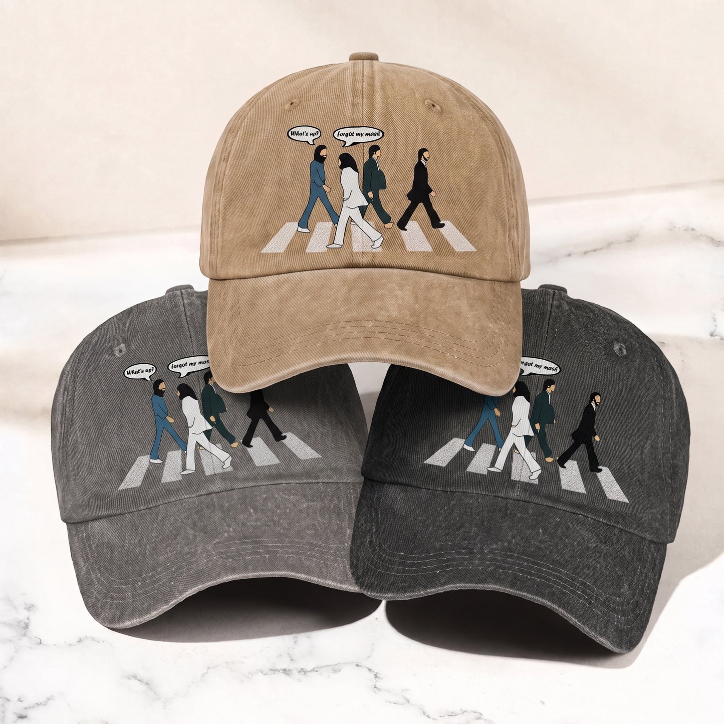 TBE Abbey Walk Humor Premium Denim Cap QH