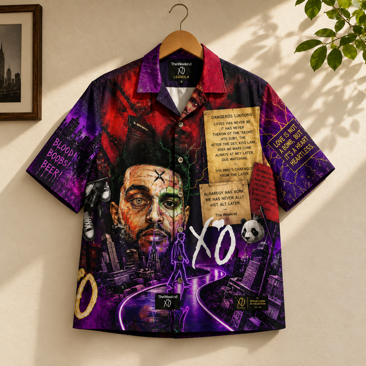 PREMIUM TWD HAWAIIAN SHIRT QH