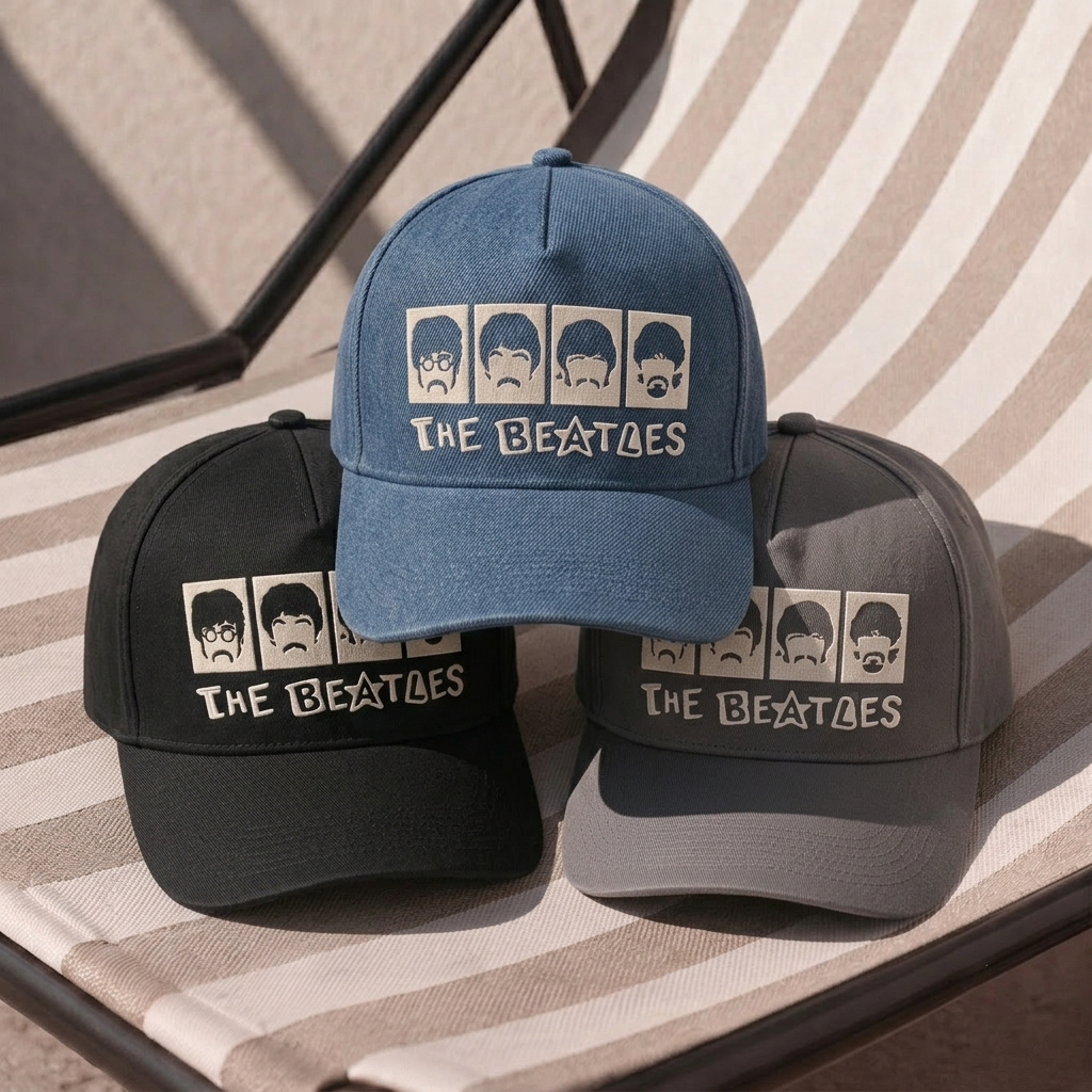 TBE Classic Four Portraits Embroidered Premium Denim Cap QH