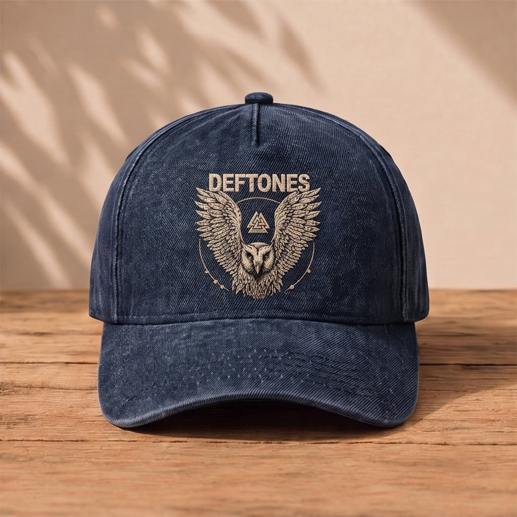 DFT Winged Owl Premium Denim Cap QH