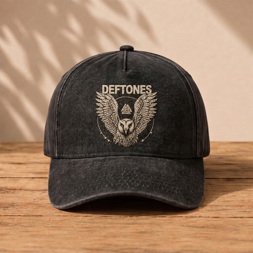 DFT Winged Owl Premium Denim Cap QH