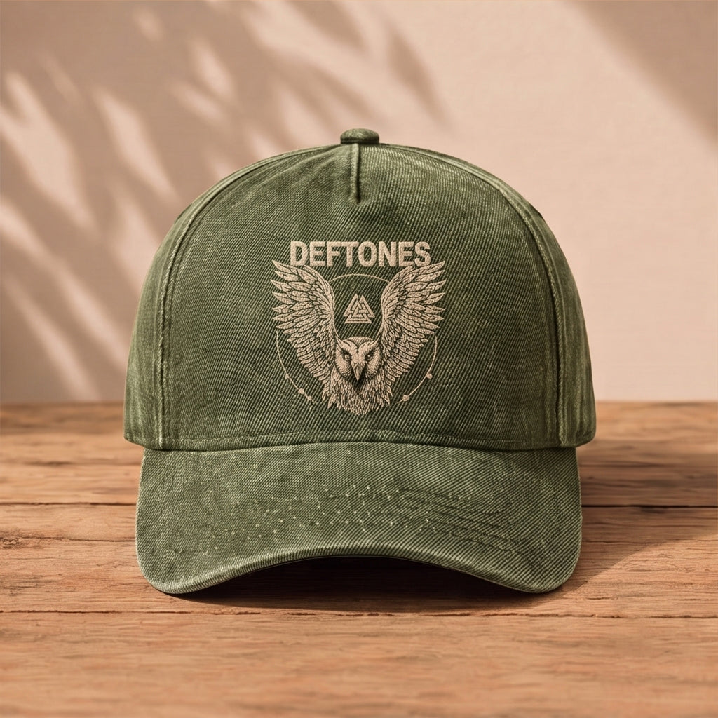 DFT Winged Owl Premium Denim Cap QH