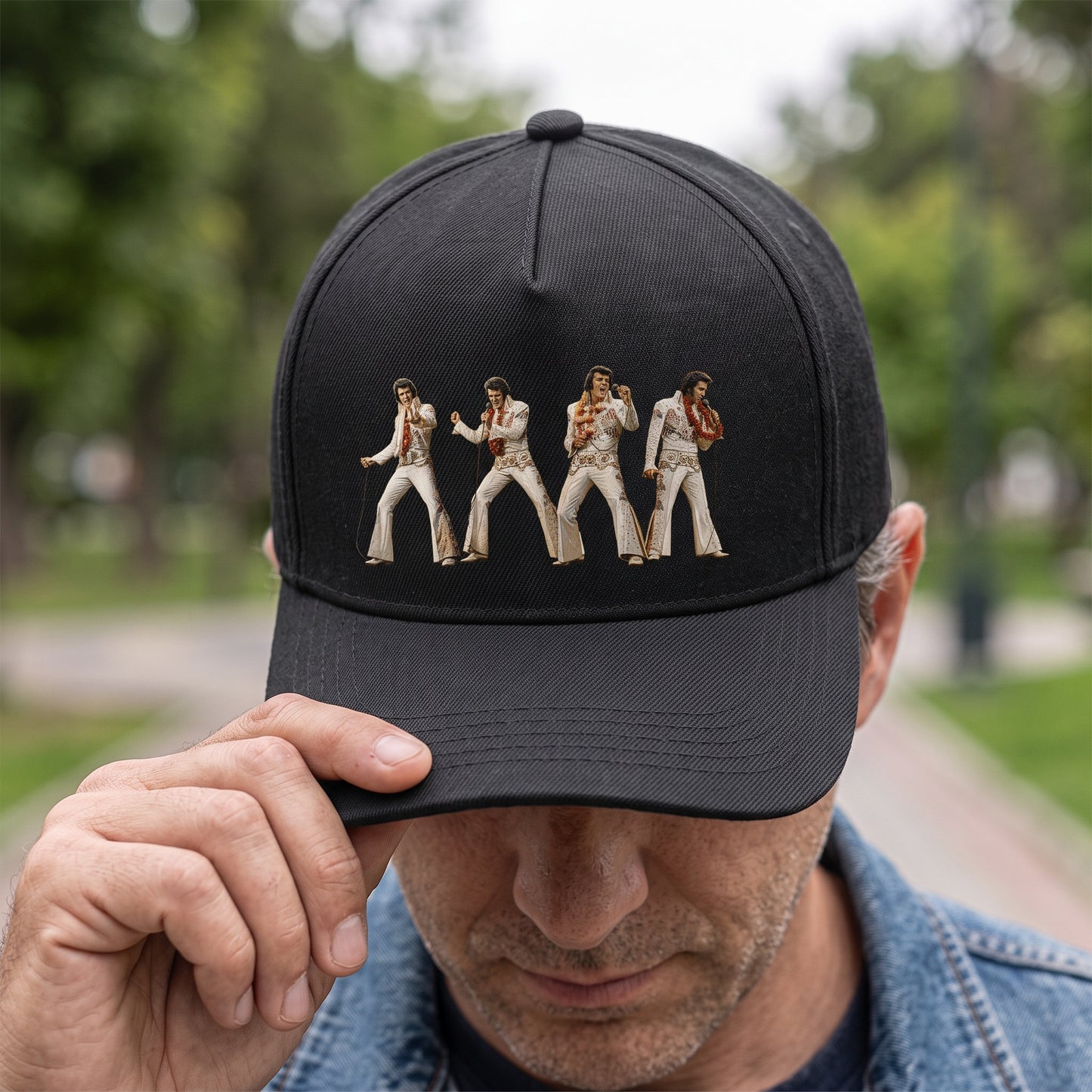 EPR White Jumpsuit Performance Lineup Premium Denim Cap QH