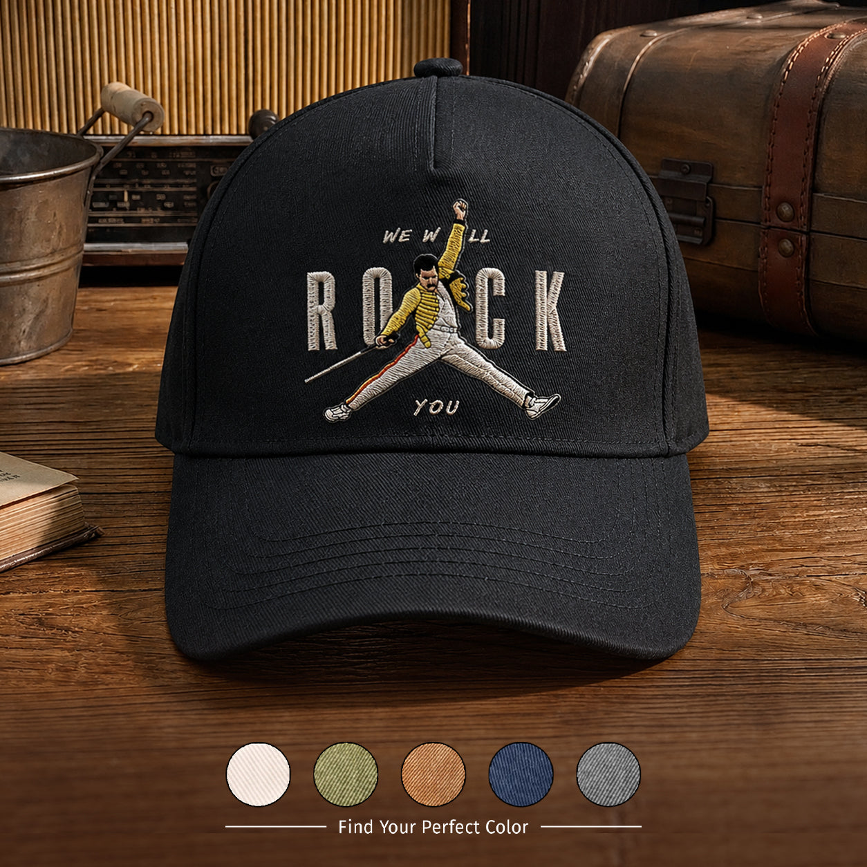 FME We Will Rock You Performance Premium Denim Cap QH