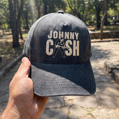 JCA Guitar Typography Premium Denim Cap QH