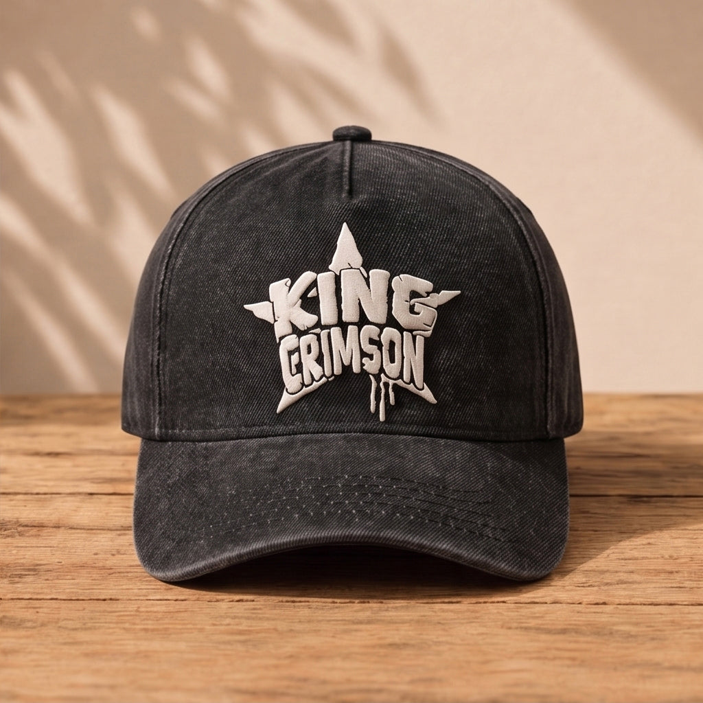 KCR Classic Star Logo Embroidered Premium Denim Cap QH