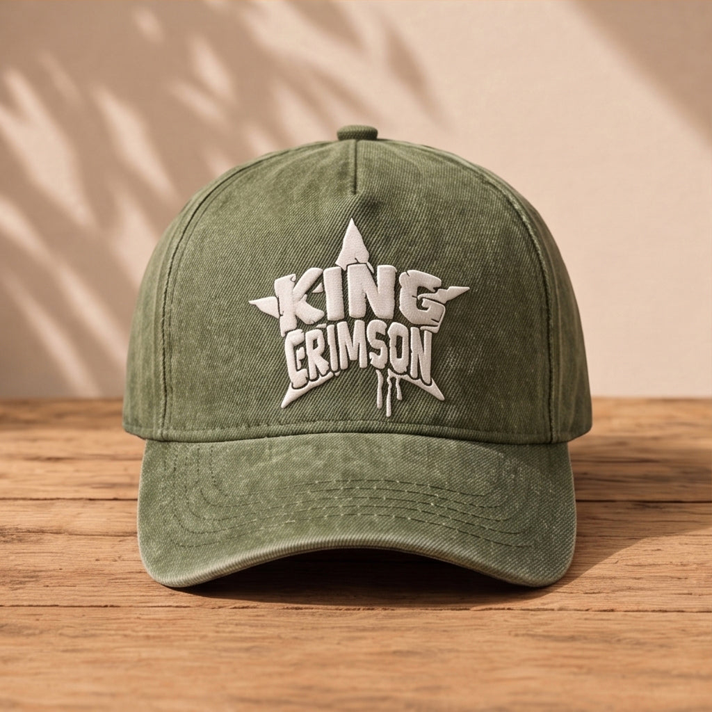 KCR Classic Star Logo Embroidered Premium Denim Cap QH