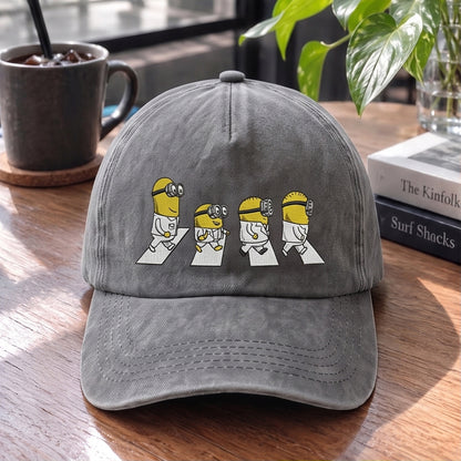 TBE Minion Abbey Road Embroidered Premium Denim Cap QH