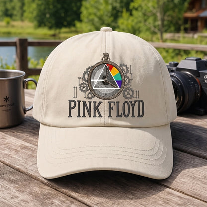 PFL Vintage Clock Prism Embroidered Premium Denim Cap QH