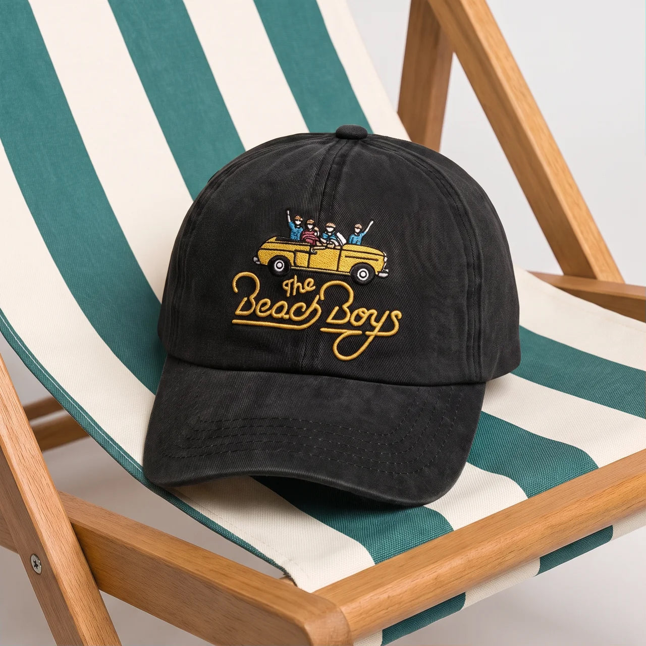 TBB Yellow Convertible Premium Denim Cap QH