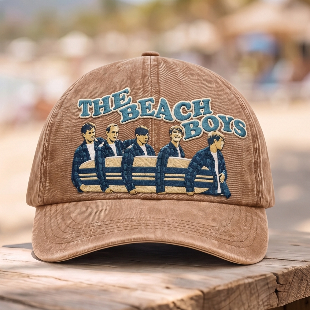 TBB Vintage Surfboard Lineup Embroidered Premium Denim Cap QH