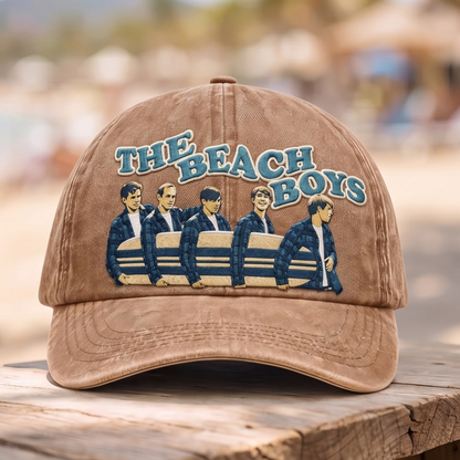 TBB Vintage Surfboard Lineup Embroidered Premium Denim Cap QH