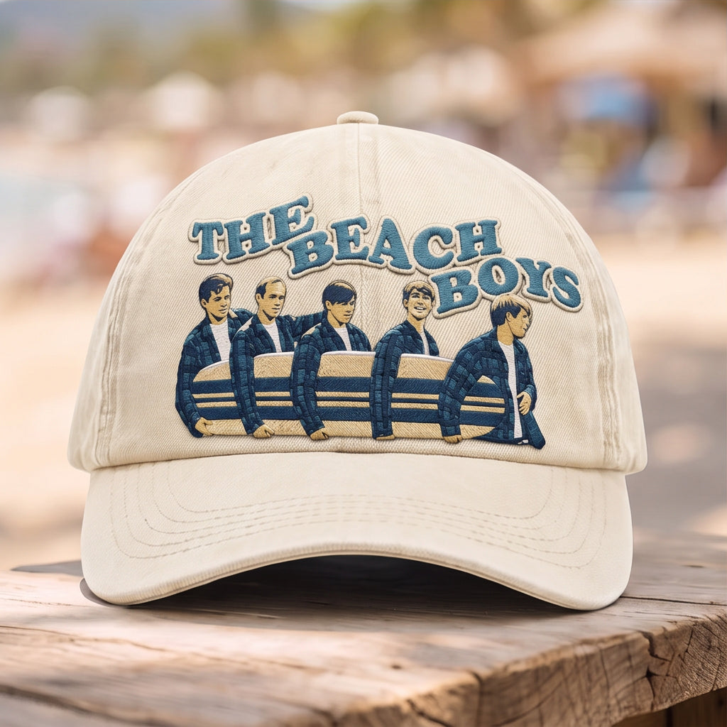 TBB Vintage Surfboard Lineup Embroidered Premium Denim Cap QH