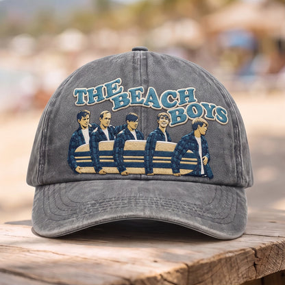 TBB Vintage Surfboard Lineup Embroidered Premium Denim Cap QH