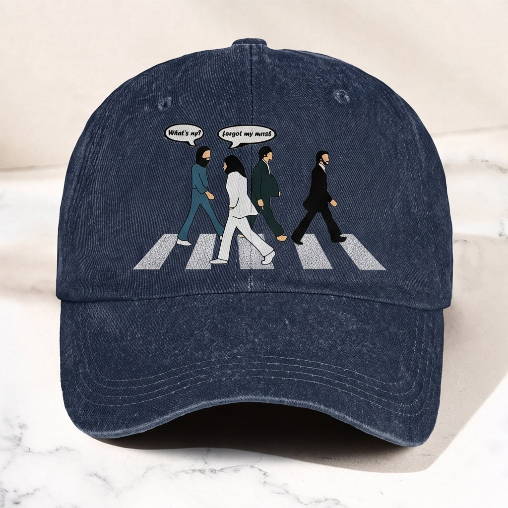 TBE Abbey Walk Humor Premium Denim Cap QH
