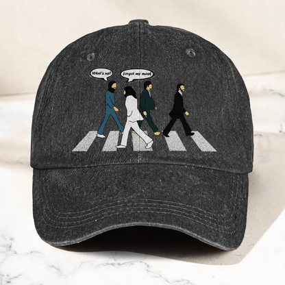 TBE Abbey Walk Humor Premium Denim Cap QH