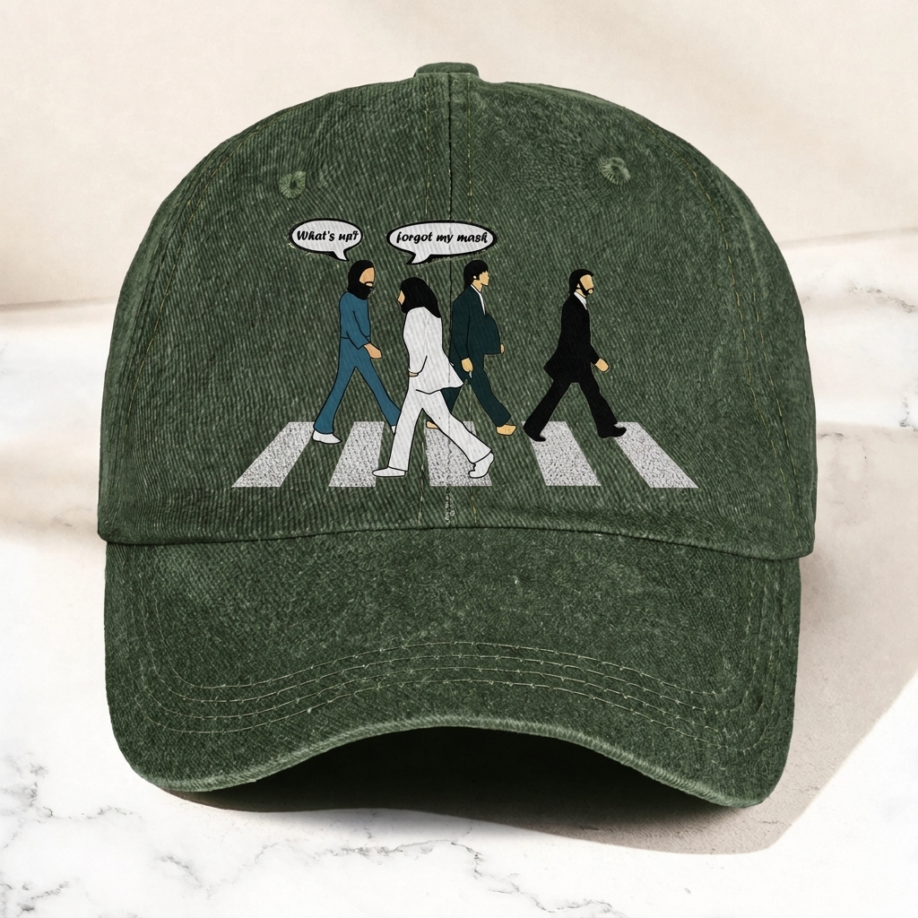 TBE Abbey Walk Humor Premium Denim Cap QH