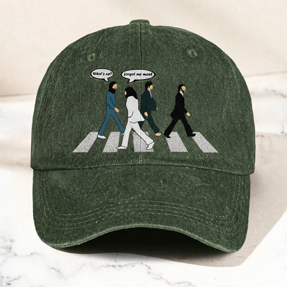 TBE Abbey Walk Humor Premium Denim Cap QH