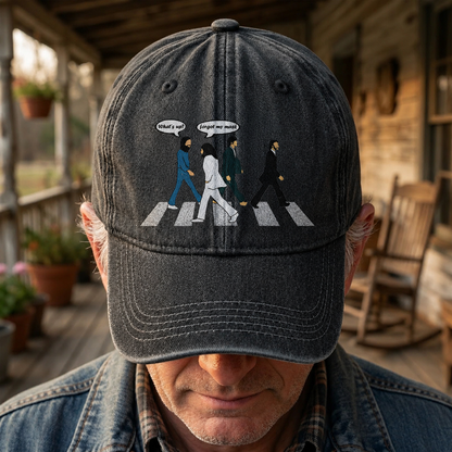 TBE Abbey Walk Humor Premium Denim Cap QH