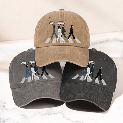TBE Abbey Walk Humor Premium Denim Cap QH