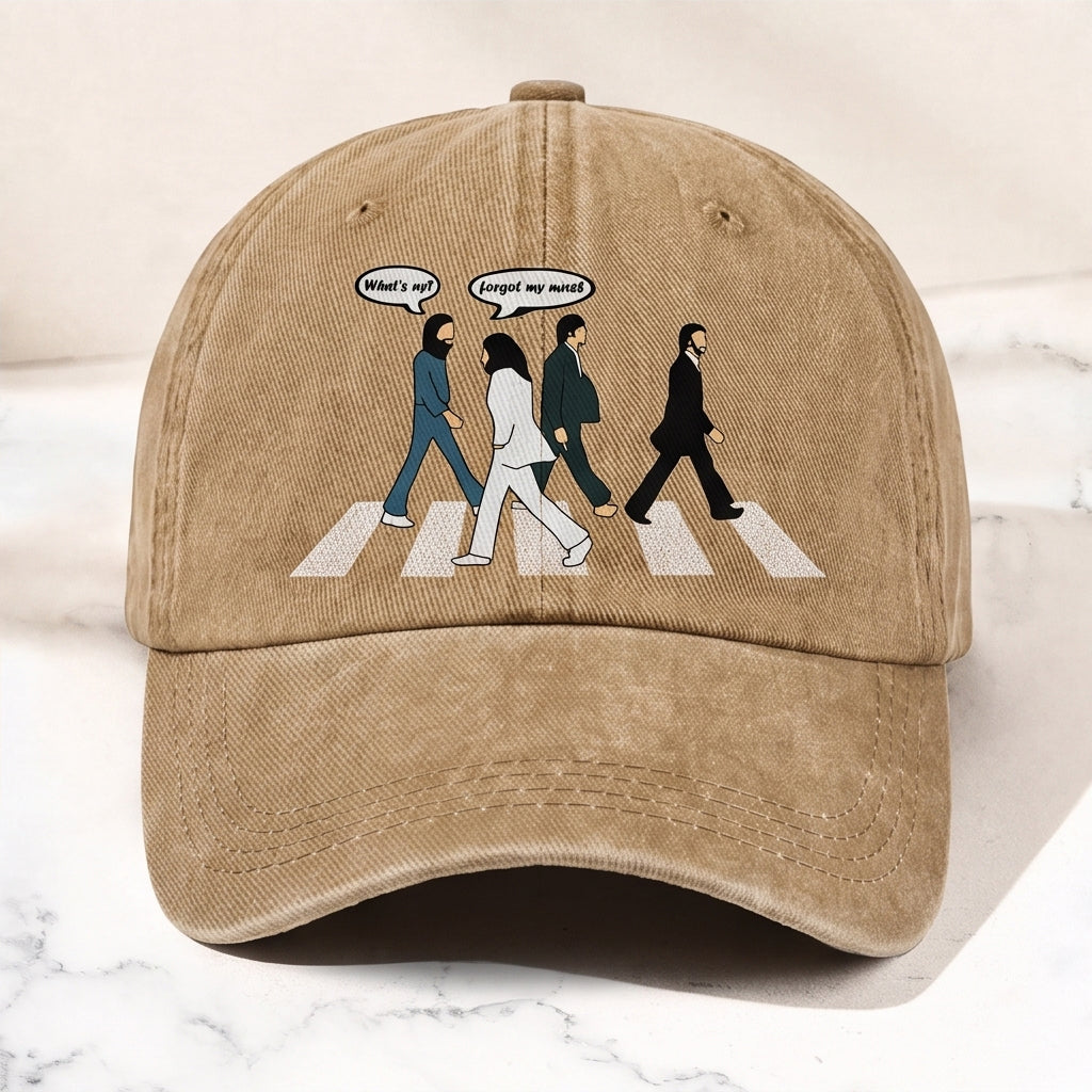 TBE Abbey Walk Humor Premium Denim Cap QH