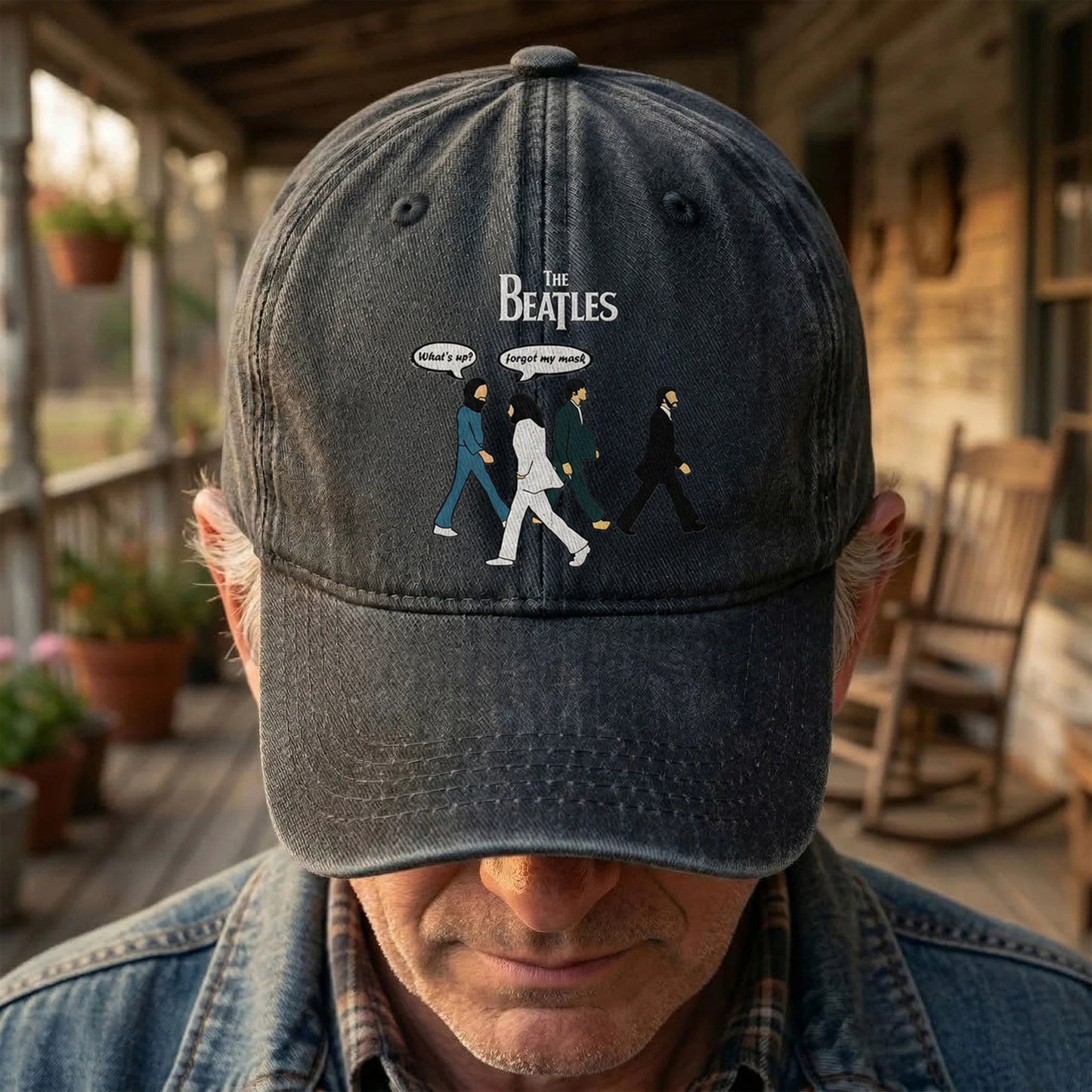 TBE Abbey Walk Logo Premium Denim Cap QH