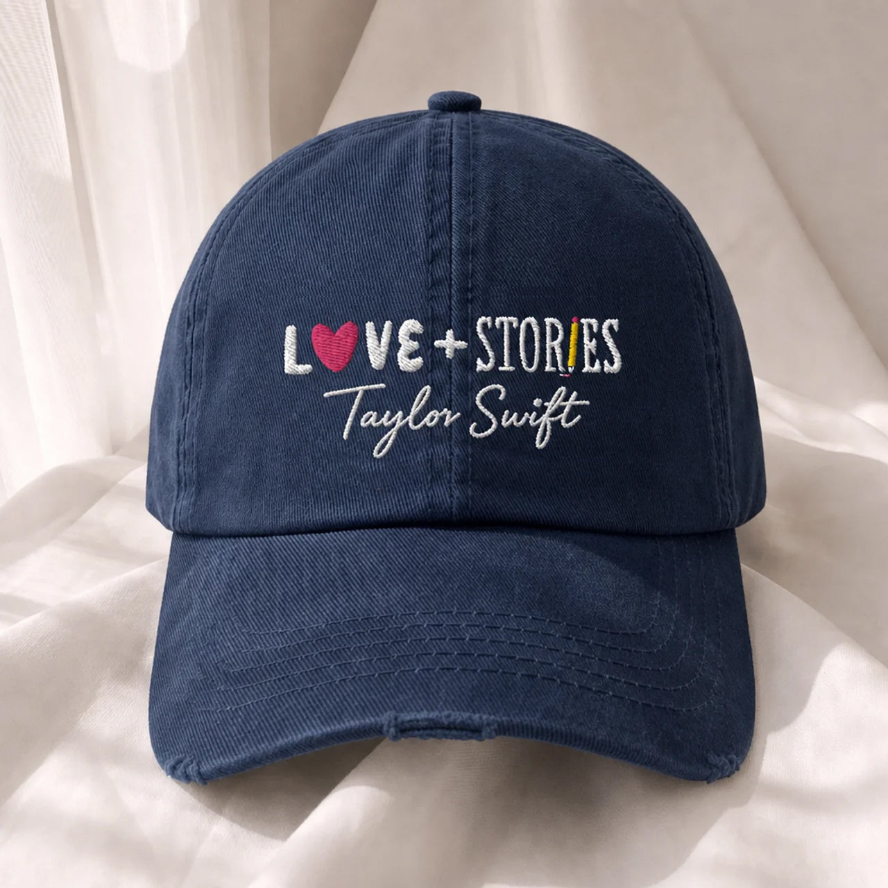 TSW Love Stories Minimal Premium Denim Cap QH