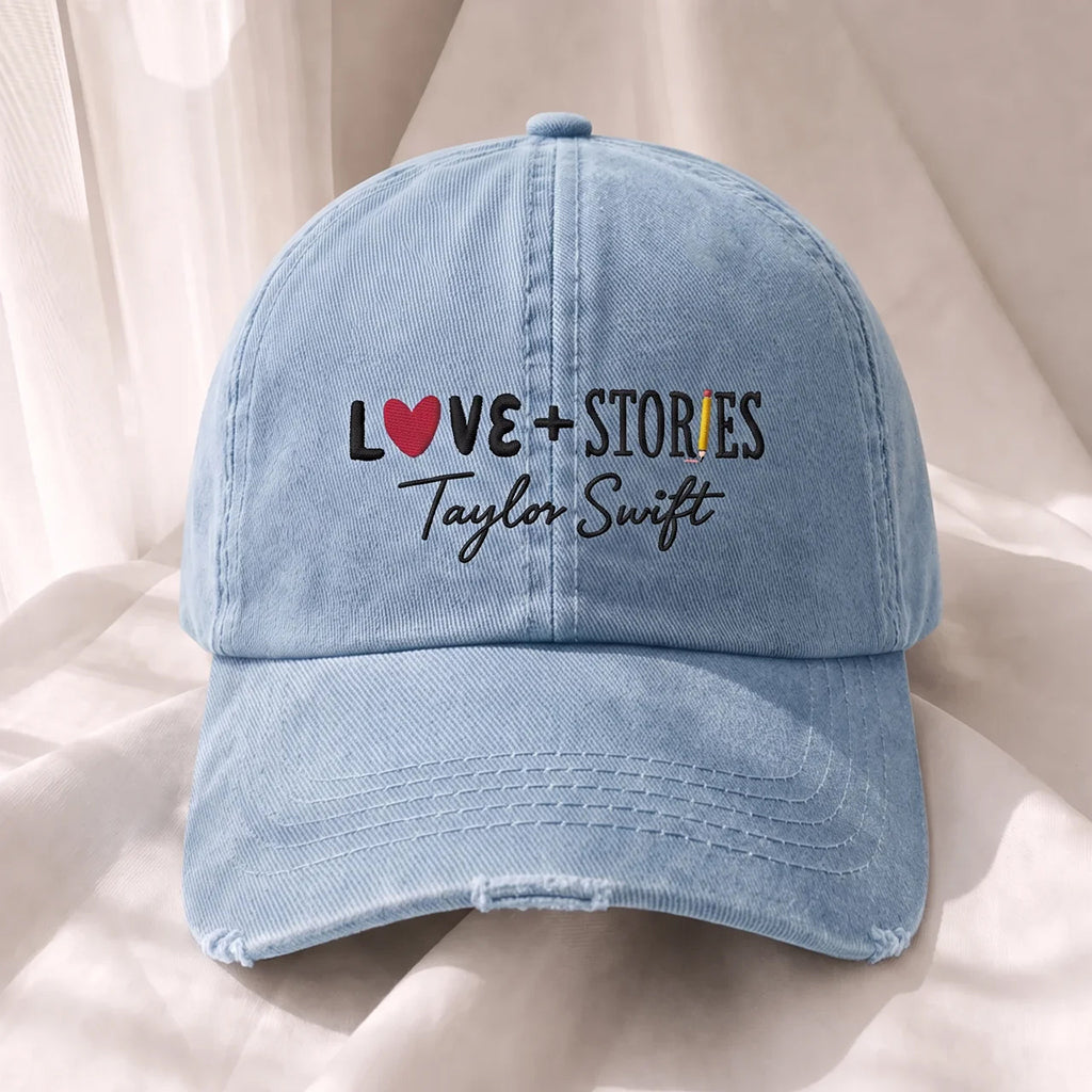 TSW Love Stories Minimal Premium Denim Cap QH