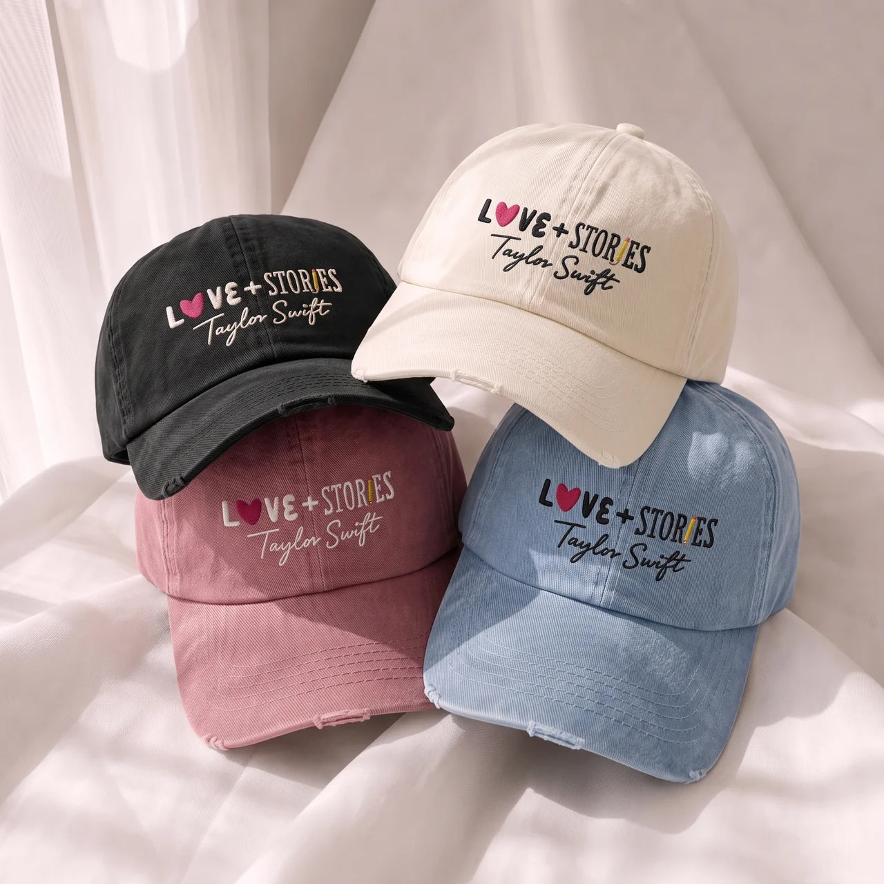 TSW Love Stories Minimal Premium Denim Cap QH