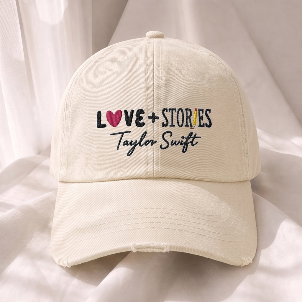TSW Love Stories Minimal Premium Denim Cap QH
