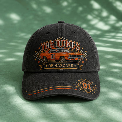 The Dukes of Hazzard General Lee Embroidered Denim Cap