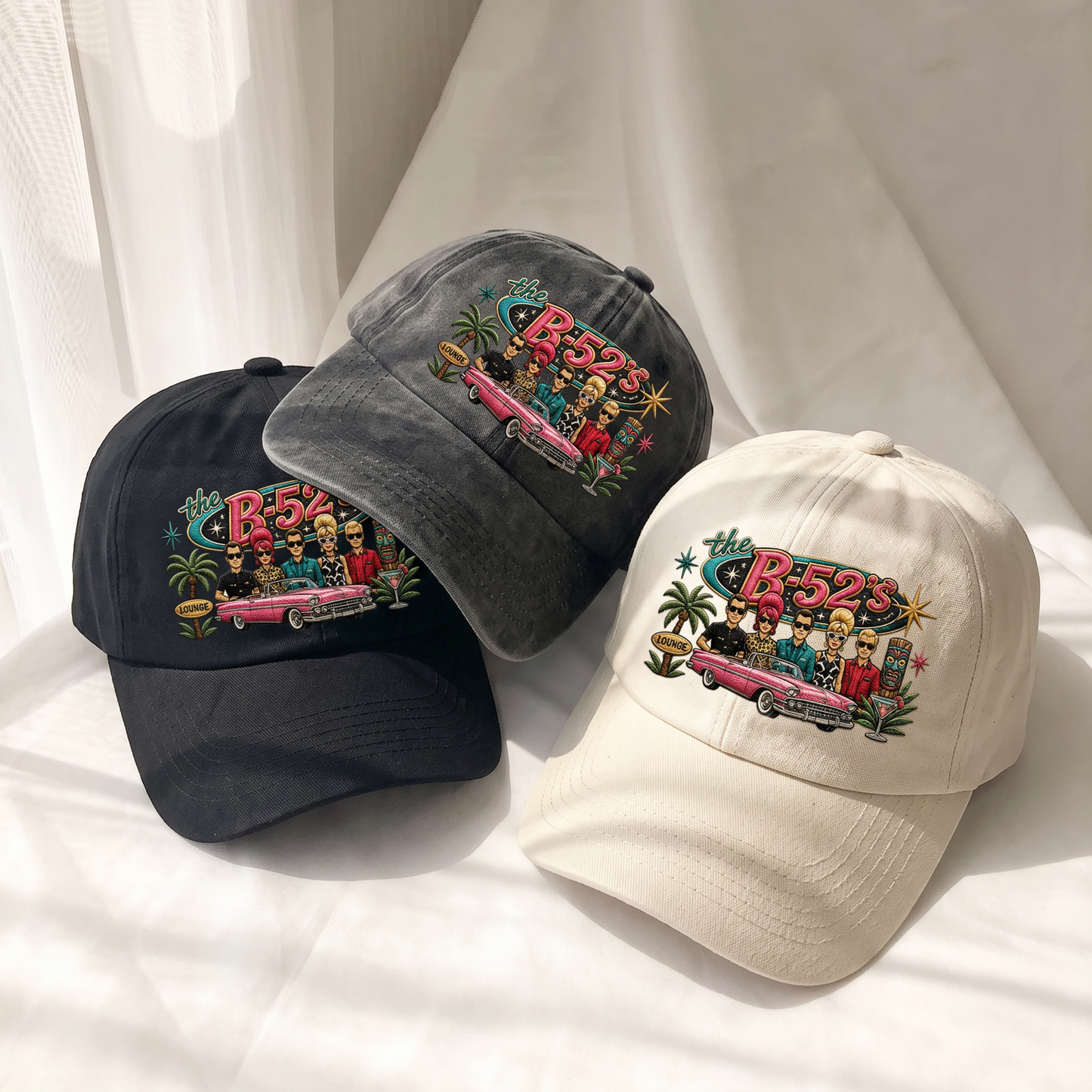 B52 Retro Lounge Premium Denim Cap QH