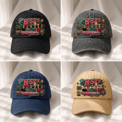 B52 Retro Lounge Premium Denim Cap QH