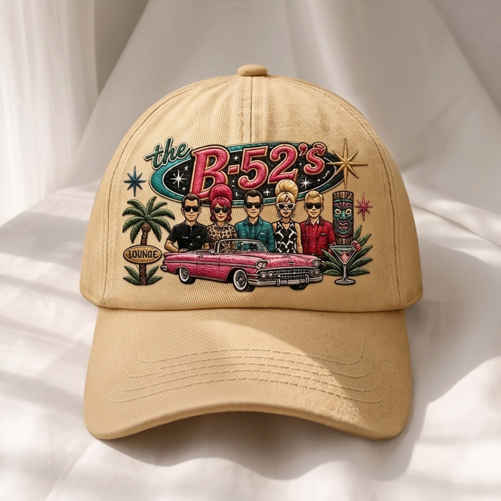 B52 Retro Lounge Premium Denim Cap QH