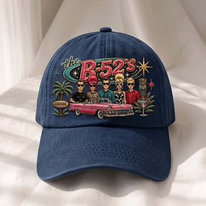 B52 Retro Lounge Premium Denim Cap QH