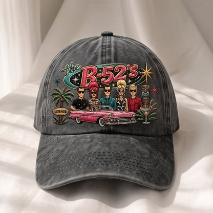 B52 Retro Lounge Premium Denim Cap QH