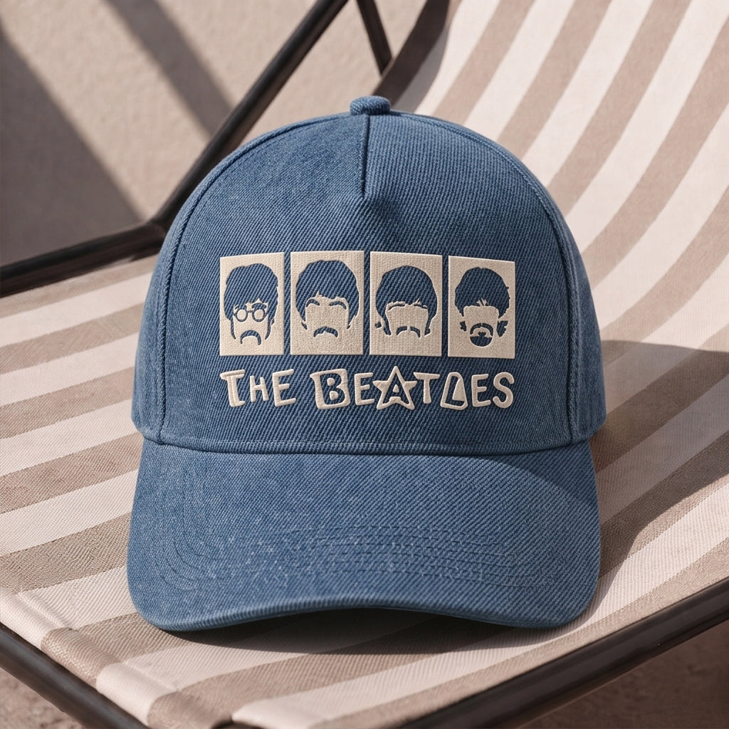 TBE Classic Four Portraits Embroidered Premium Denim Cap QH