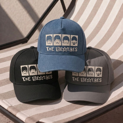 TBE Classic Four Portraits Embroidered Premium Denim Cap QH
