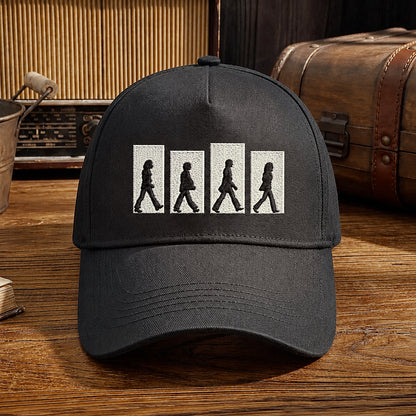 TBE Abbey Road Silhouettes Embroidered Premium Denim Cap QH
