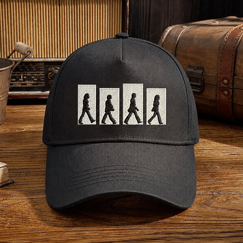 TBE Abbey Road Silhouettes Embroidered Premium Denim Cap QH