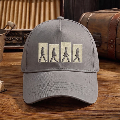 TBE Abbey Road Silhouettes Embroidered Premium Denim Cap QH
