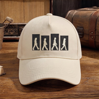 TBE Abbey Road Silhouettes Embroidered Premium Denim Cap QH
