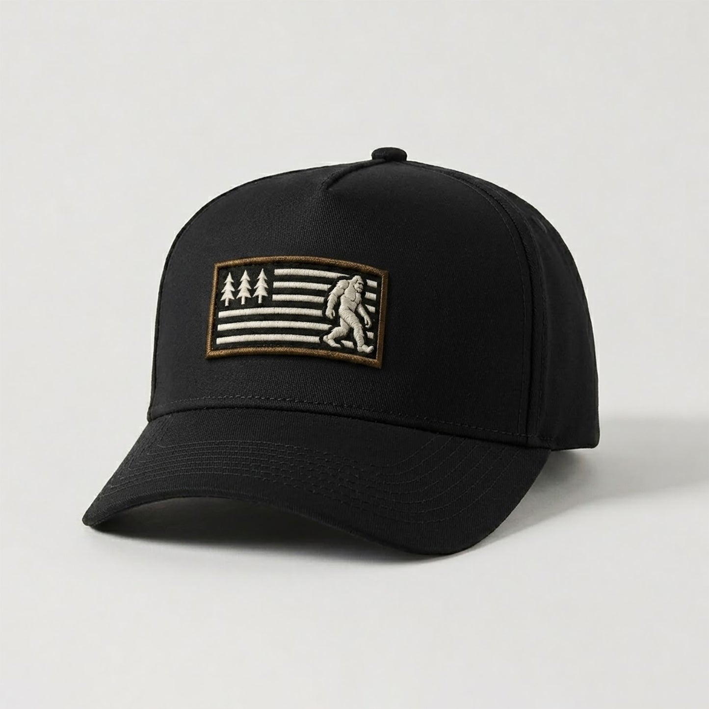 BFO Forest Flag Embroidered Premium Denim Cap QH