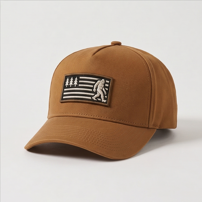 BFO Forest Flag Embroidered Premium Denim Cap QH
