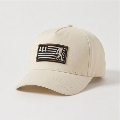 BFO Forest Flag Embroidered Premium Denim Cap QH