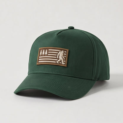 BFO Forest Flag Embroidered Premium Denim Cap QH