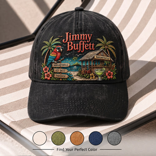 JBU Margaritaville Paradise Premium Denim Cap QH