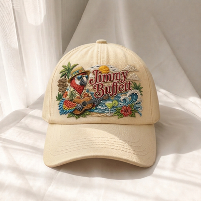 JBU Tropical Parrot Premium Denim Cap QH