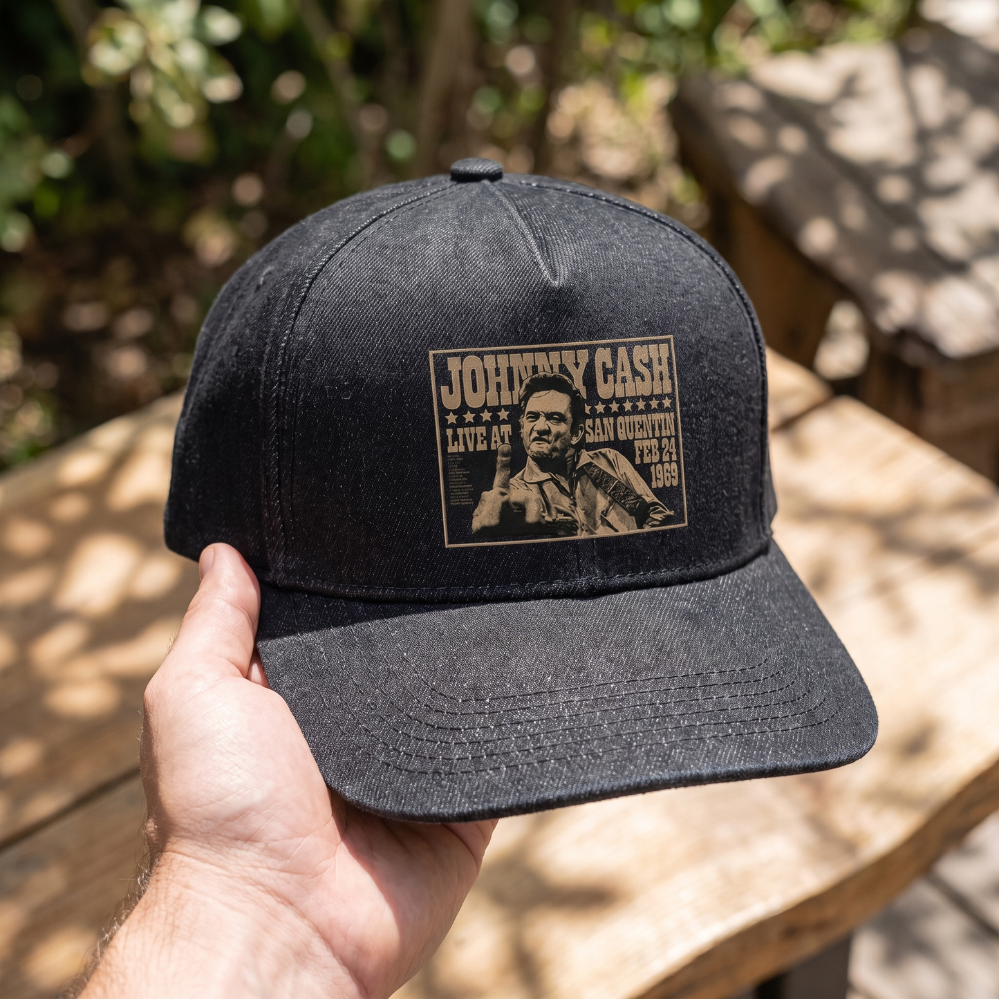 JCA Live At San Quentin Premium Denim Cap QH