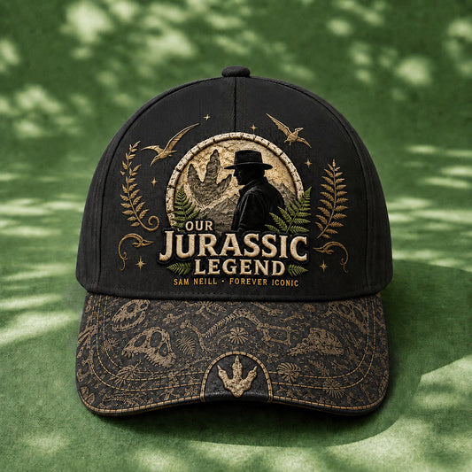 Jurassic Legend SNE Embroidered Vintage Denim Cap